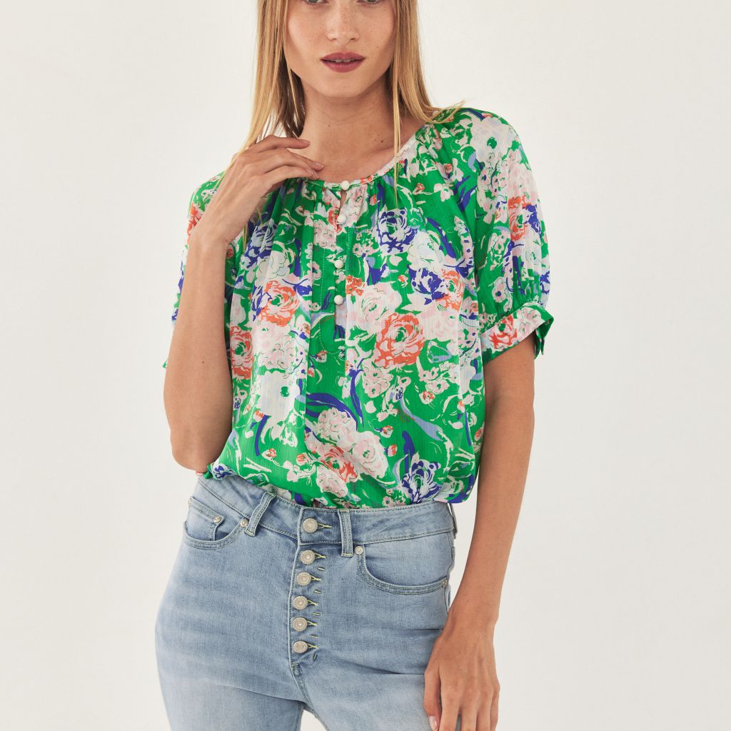 חולצה דפוס כיווצים Golbary