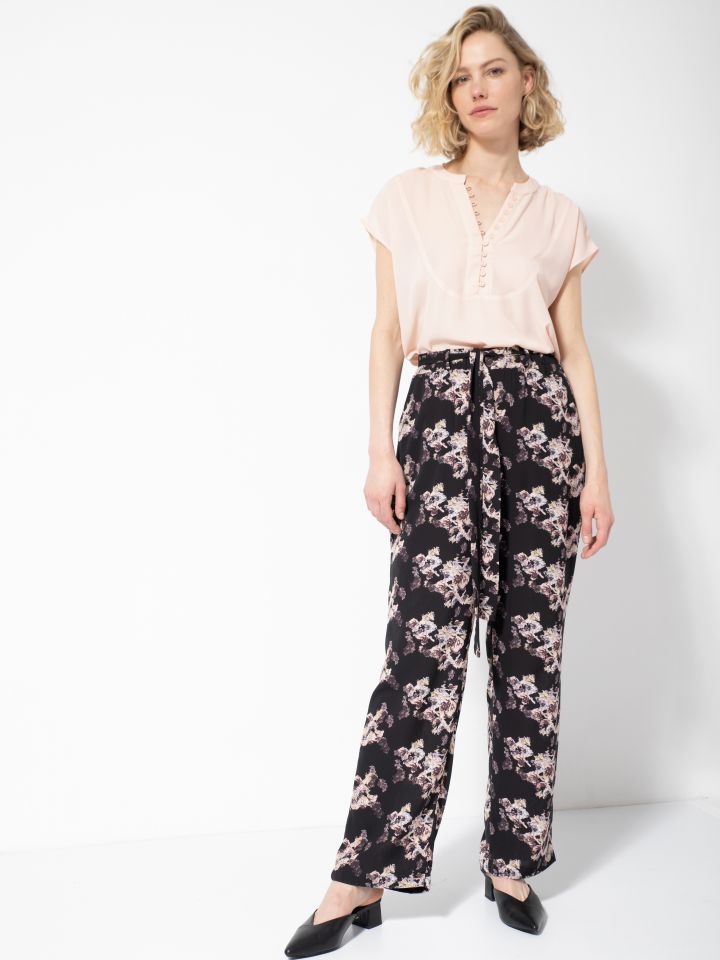 חולצה שינה לולאות PROMO ORLI בצבע אפרסק