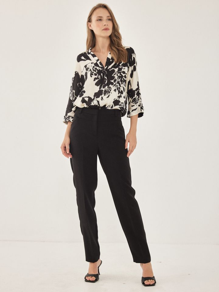 חולצה שינה עטלף בצבע שחור