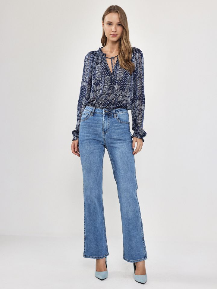 חולצה דפוס PROMO INEASSA בצבע נייבי