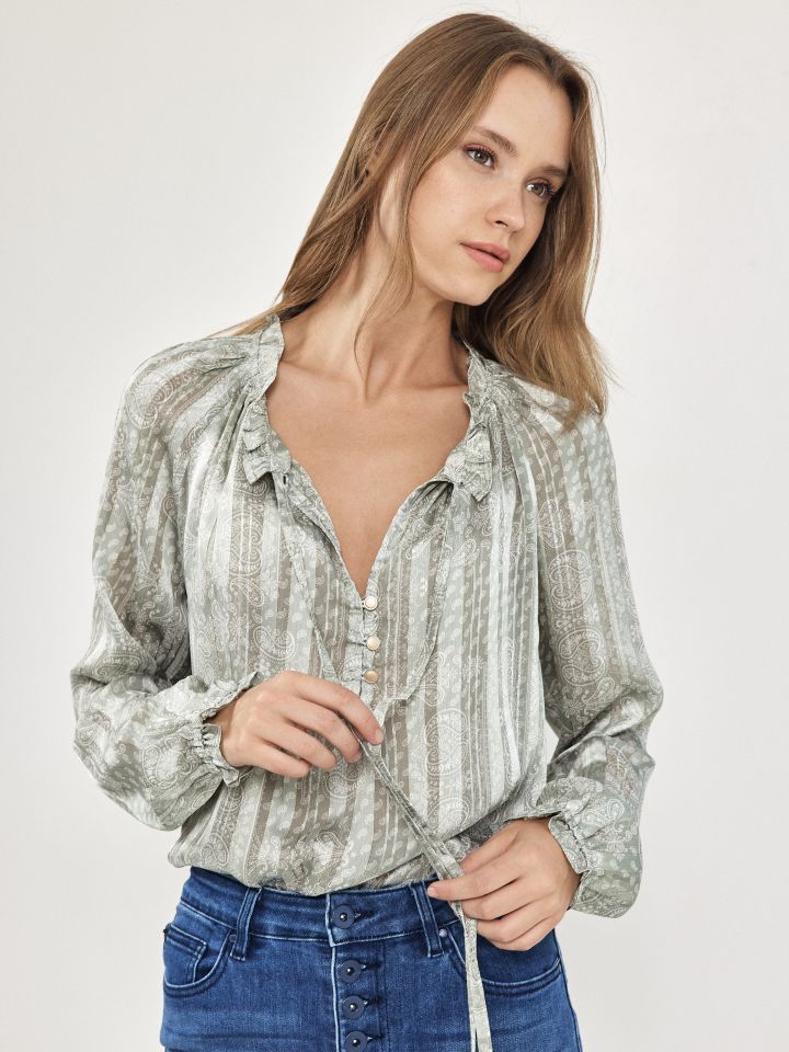 חולצה דפוס PROMO INEASSA בצבע ירוק