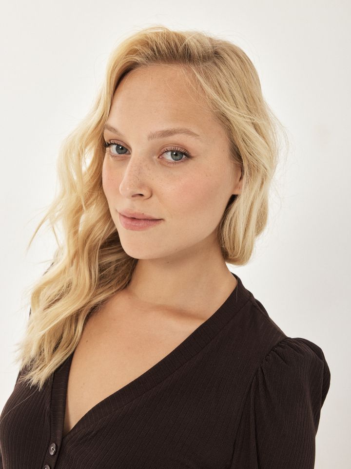 חולצה ריב שינה PROMO בצבע חום