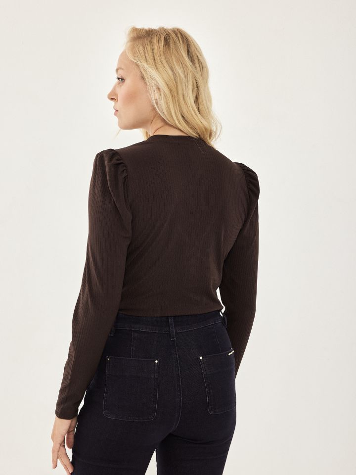 חולצה ריב שינה PROMO בצבע חום