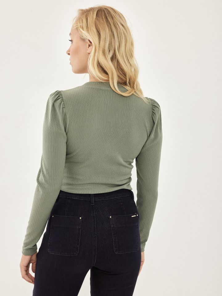 חולצה ריב שינה PROMO בצבע ירוק