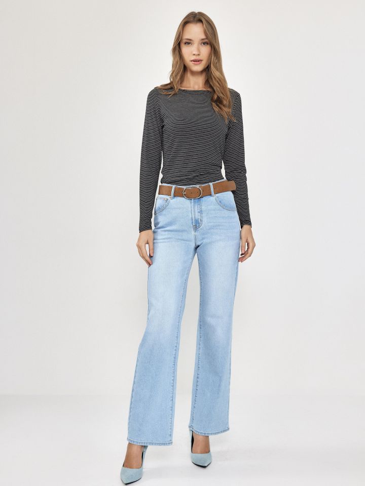 חולצה פסים PROMO בצבע שחור