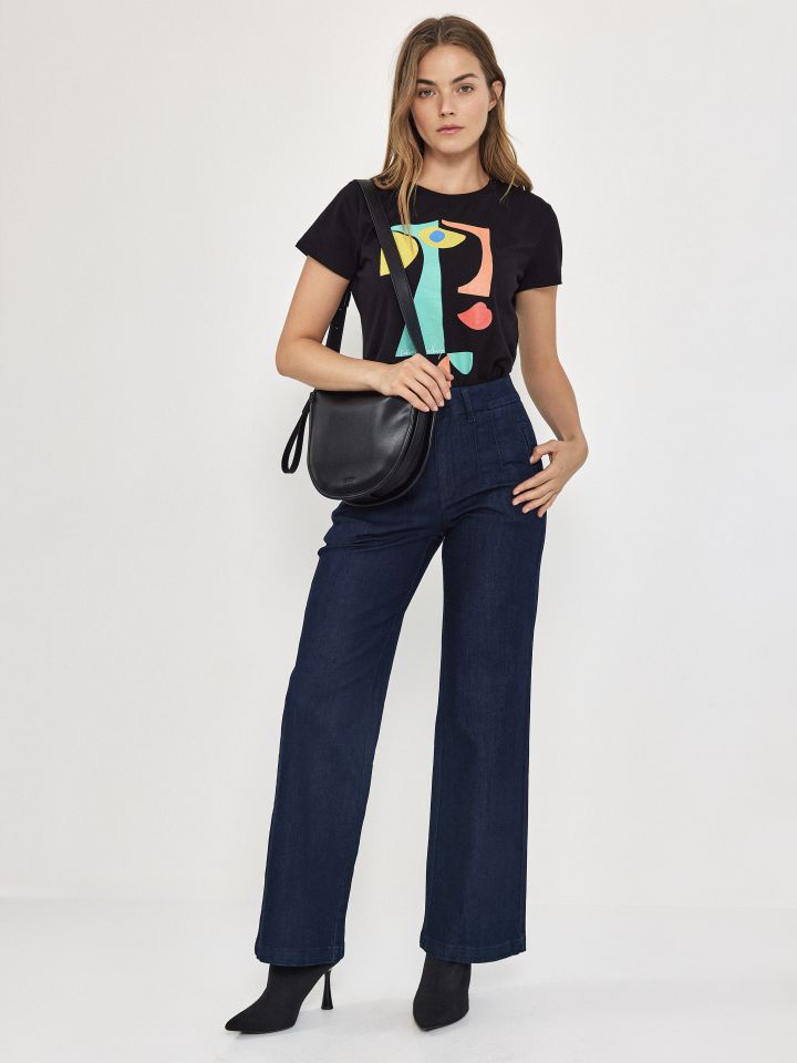 חולצה ניקי KOKETIT SHAPES בצבע שחור