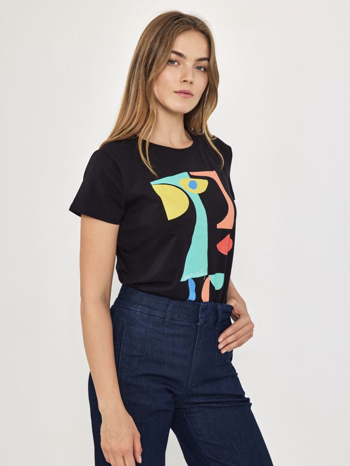 חולצה ניקי KOKETIT SHAPES בצבע שחור