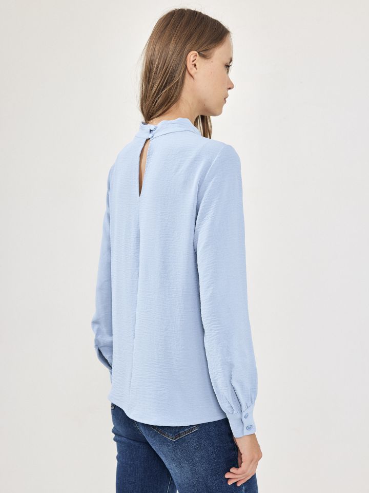 חולצה פתח מסוב PROMO INESSA בצבע תכלת