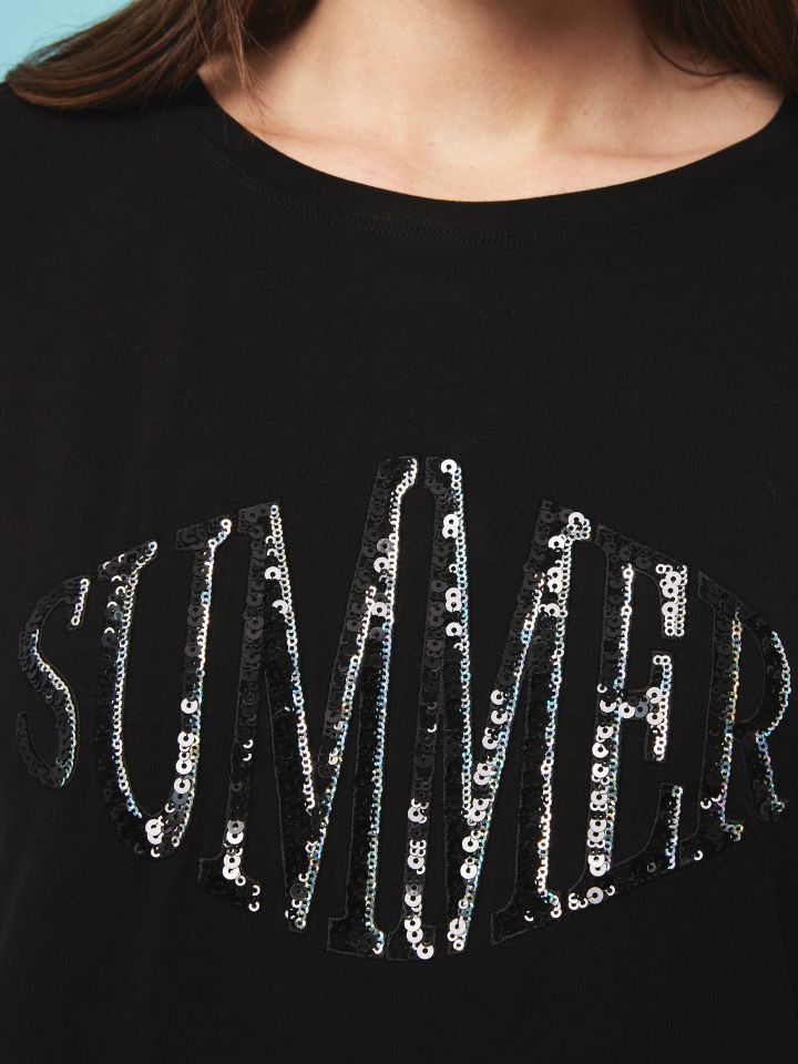 חולצה VOUGE PROMO בצבע שחור