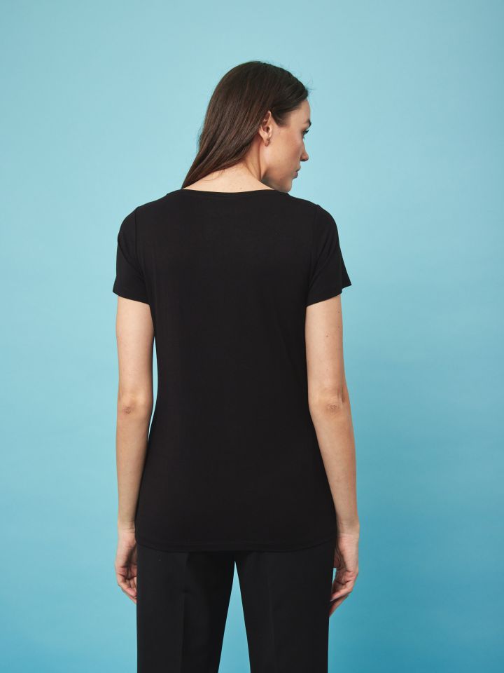 חולצה VOUGE PROMO בצבע שחור