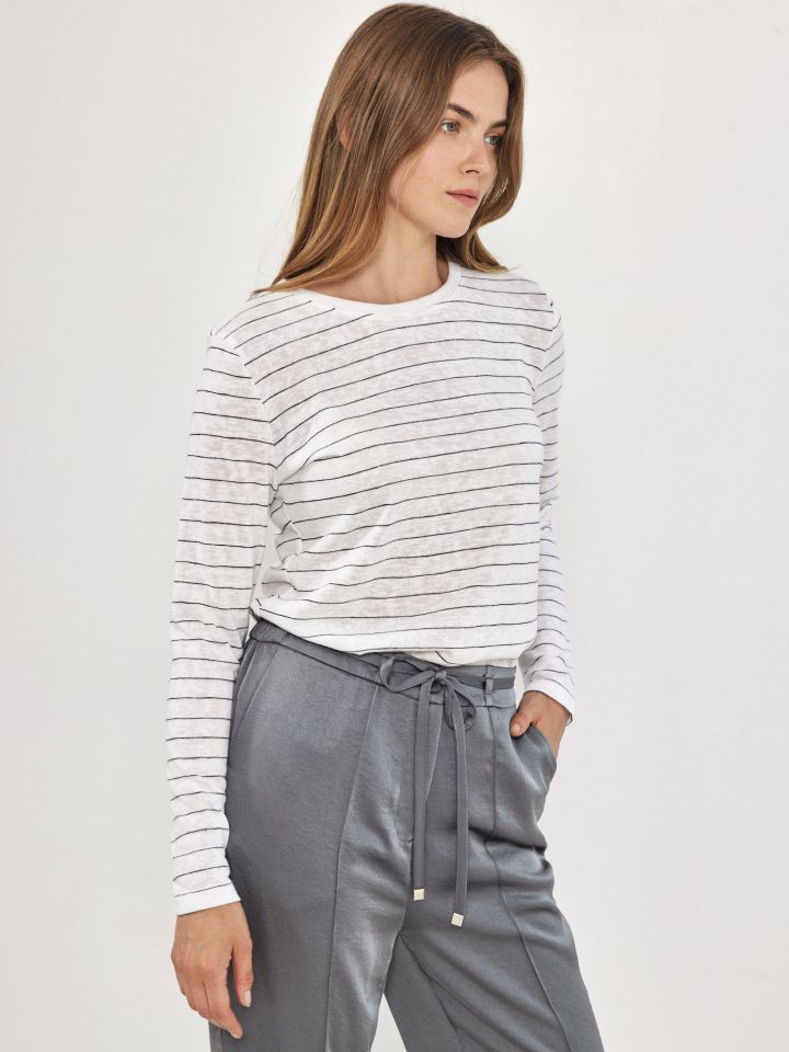 חולצה סלאב פסים PROMO בצבע פסים שחור