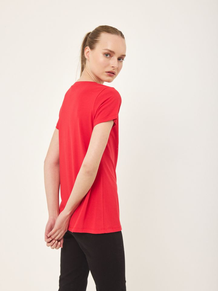 חולצה ROMI PROMO בצבע קורל