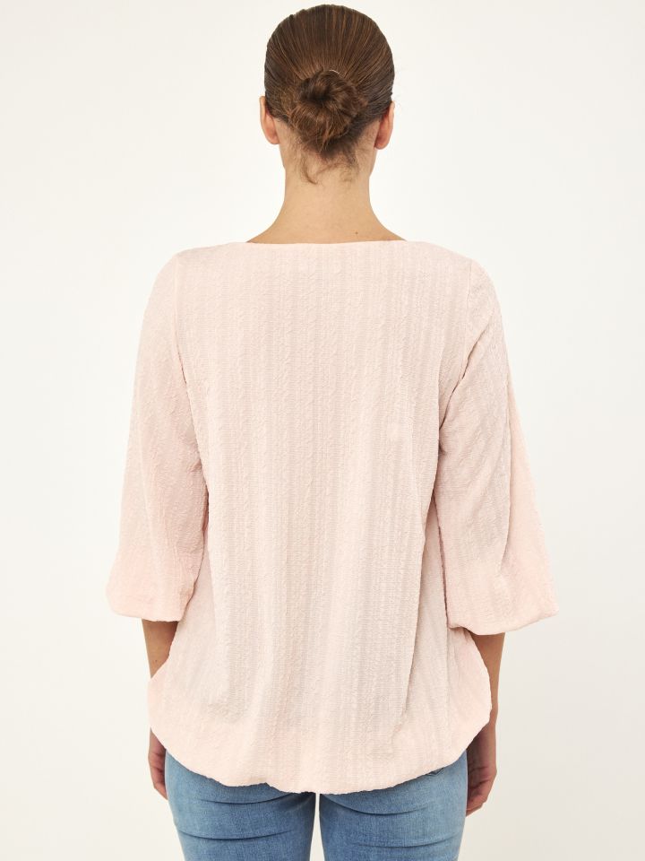 חולצה בלון בצבע אפרסק