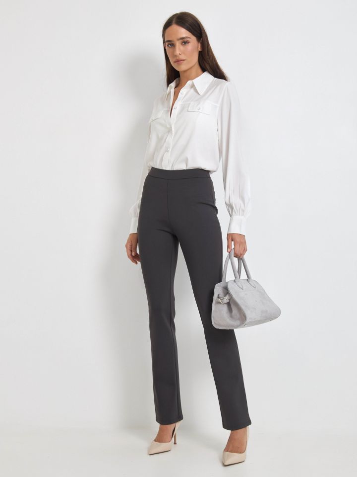 חולצה כיסים PROMO בצבע לבן