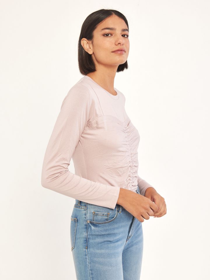 חולצה  PROMO ROMI בצבע ורוד עתיק