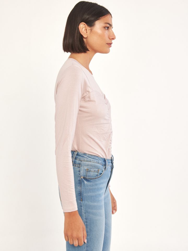 חולצה  PROMO ROMI בצבע ורוד עתיק