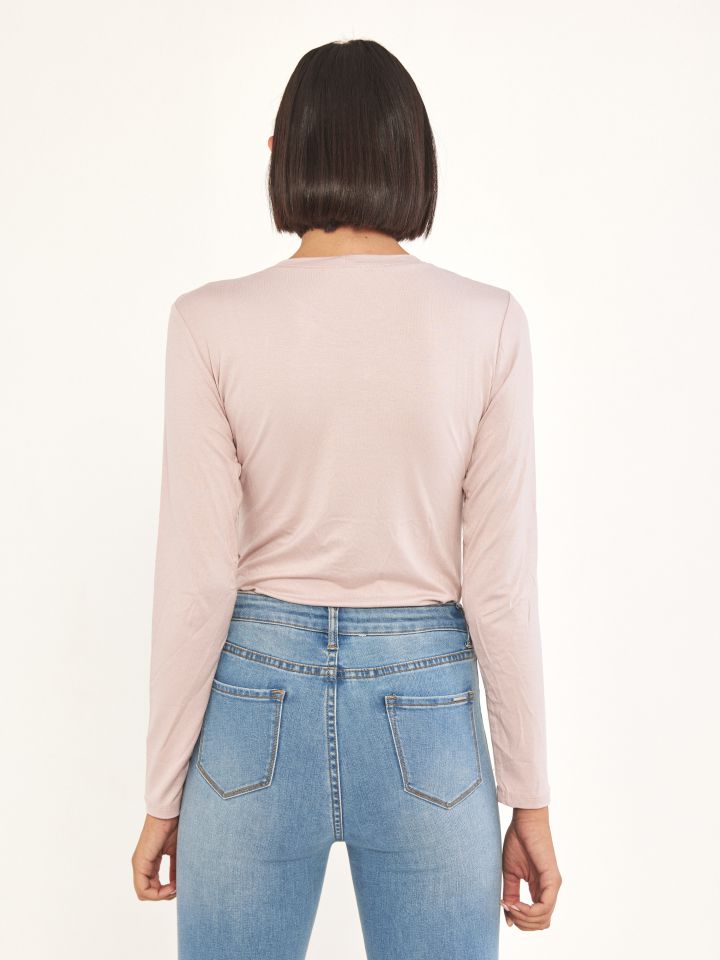 חולצה  PROMO ROMI בצבע ורוד עתיק