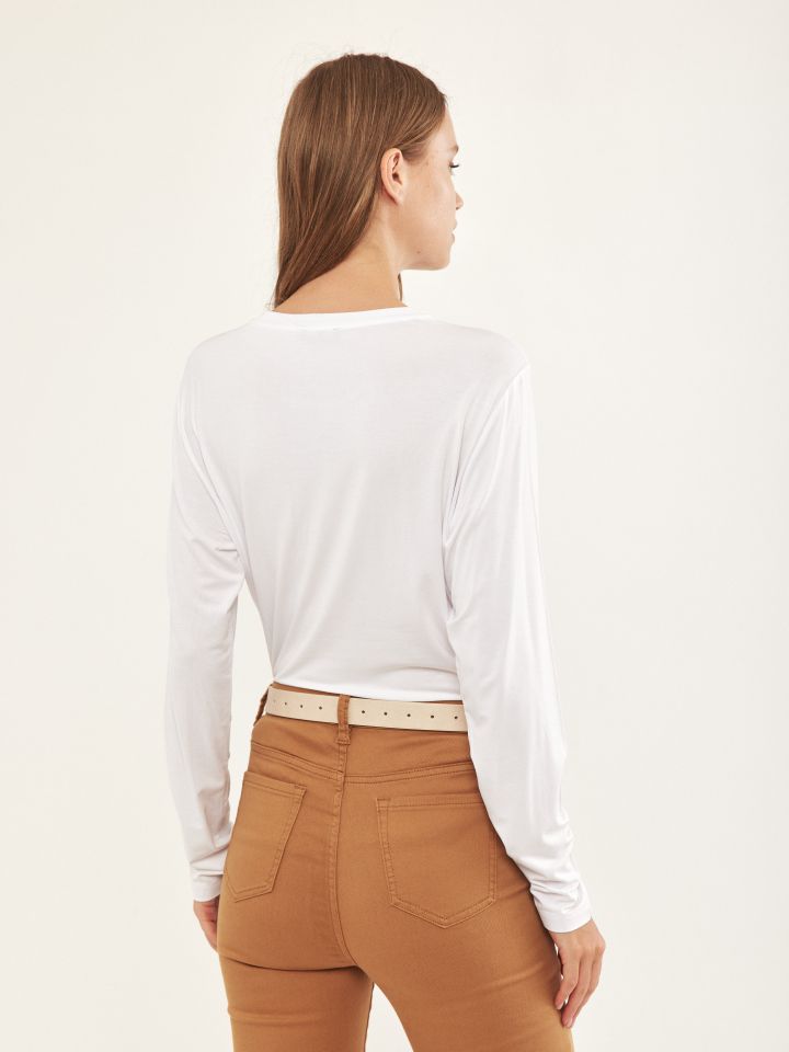 חולצה  PROMO COOL בצבע לבן