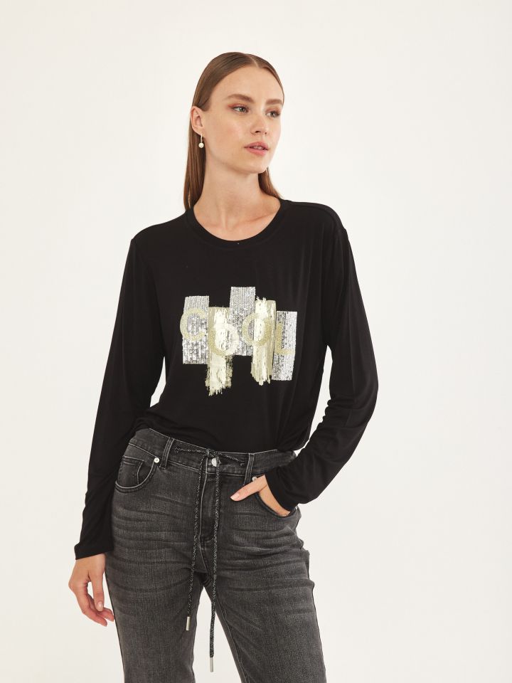 חולצה  PROMO COOL בצבע שחור