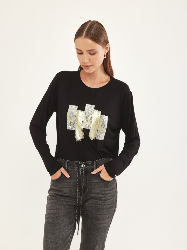 חולצה  PROMO COOL בצבע שחור