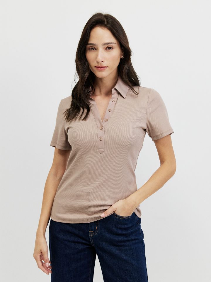 חולצה ריב שינה PROMO בצבע מוקה