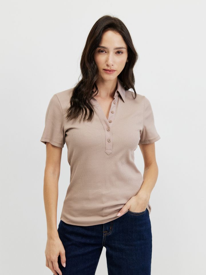 חולצה ריב שינה PROMO בצבע מוקה