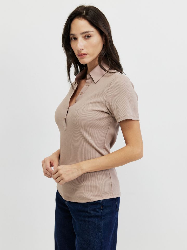 חולצה ריב שינה PROMO בצבע מוקה