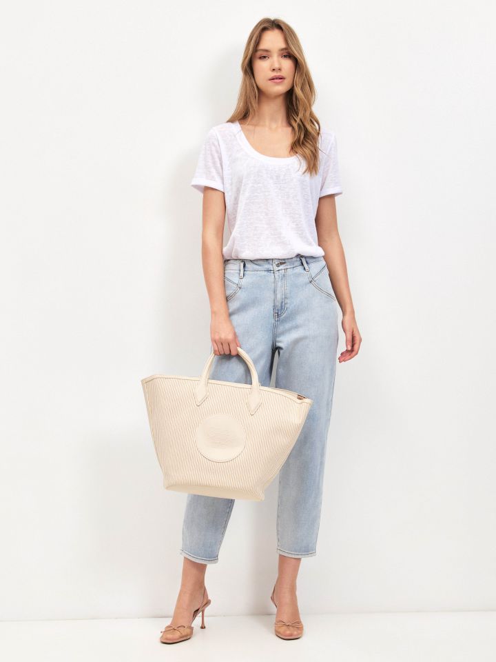 חולצה סלאב PROMO ILANIT בצבע לבן