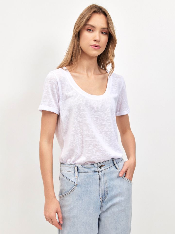 חולצה סלאב PROMO ILANIT בצבע לבן