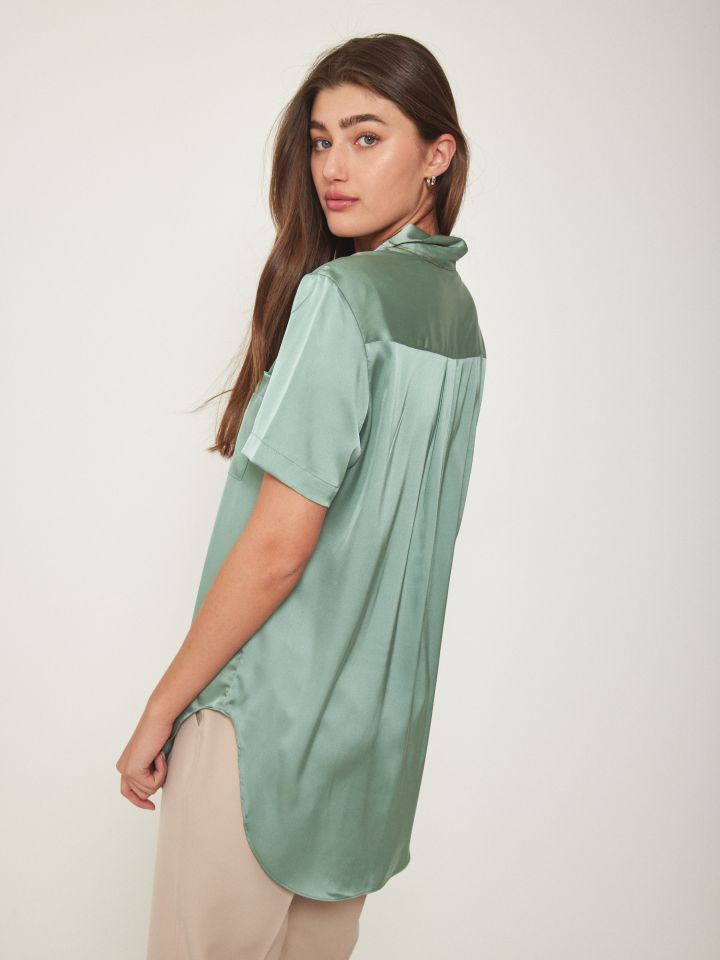 חולצה קשירה PROMO בצבע ירוק גולברי