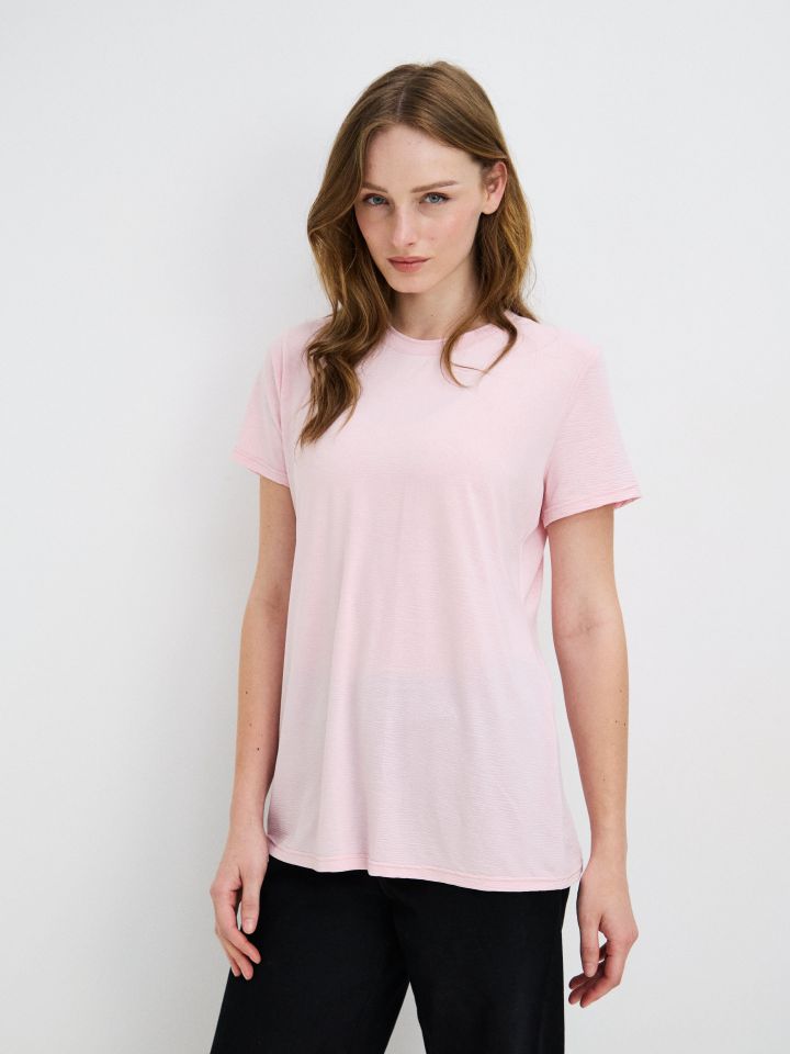 חולצה ניקי PROMO בצבע ורוד עתיק