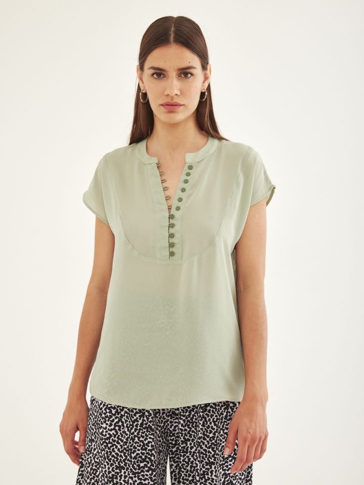 חולצה שינה PROMO בצבע ירוק