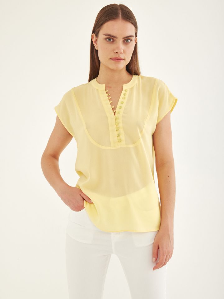 חולצה שינה PROMO בצבע צהוב