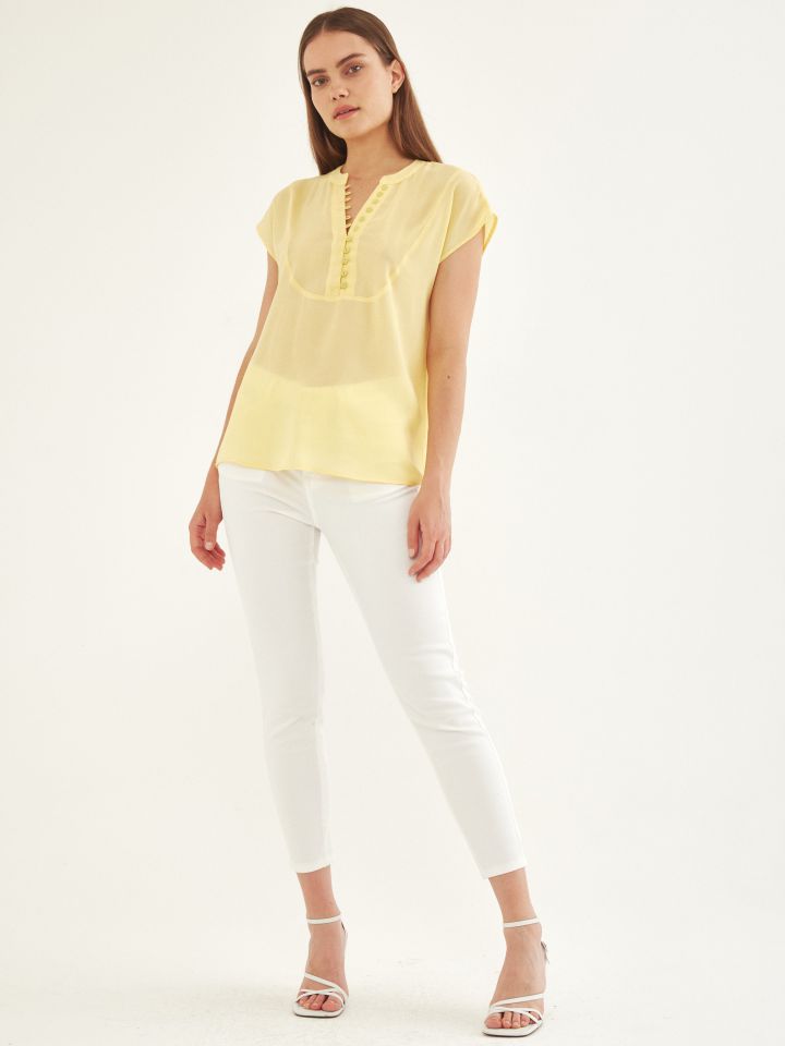 חולצה שינה PROMO בצבע צהוב