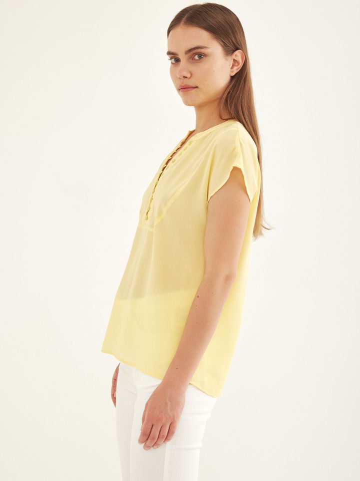 חולצה שינה PROMO בצבע צהוב