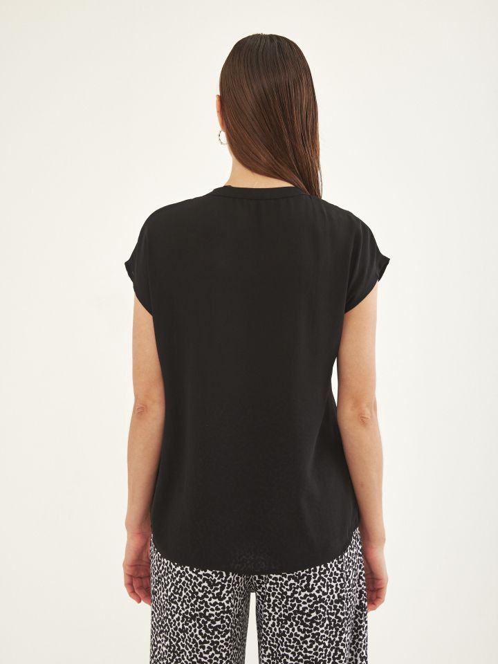 חולצה שינה PROMO בצבע שחור