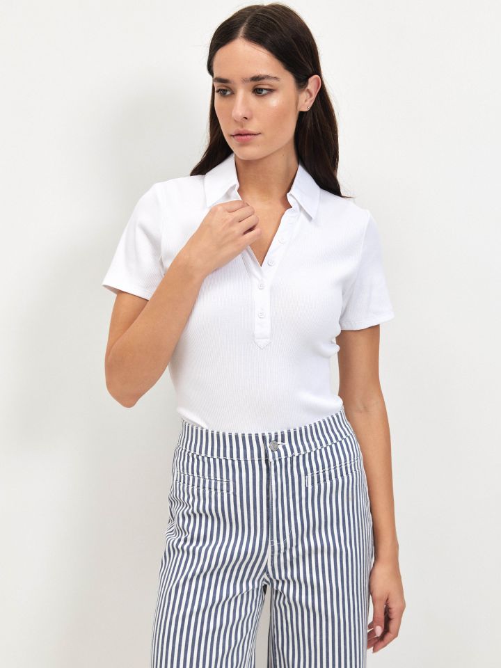 חולצה ריב שינה PROMO בצבע אופוויט