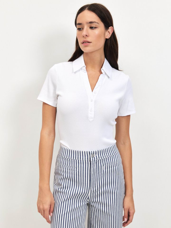 חולצה ריב שינה PROMO בצבע אופוויט