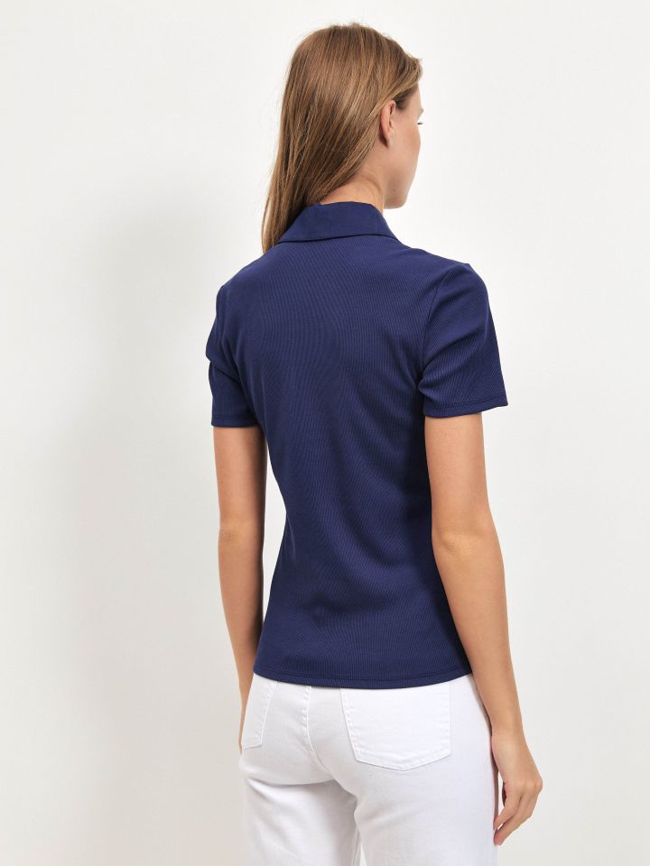 חולצה ריב שינה PROMO בצבע כחול אינדיגו