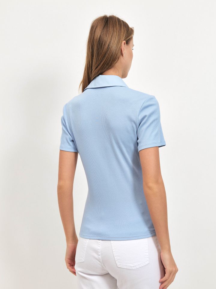 חולצה ריב שינה PROMO בצבע תכלת אורלי