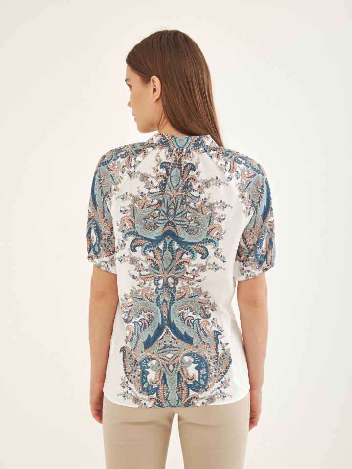 חולצה דפוס SHIRA בצבע פרחוני