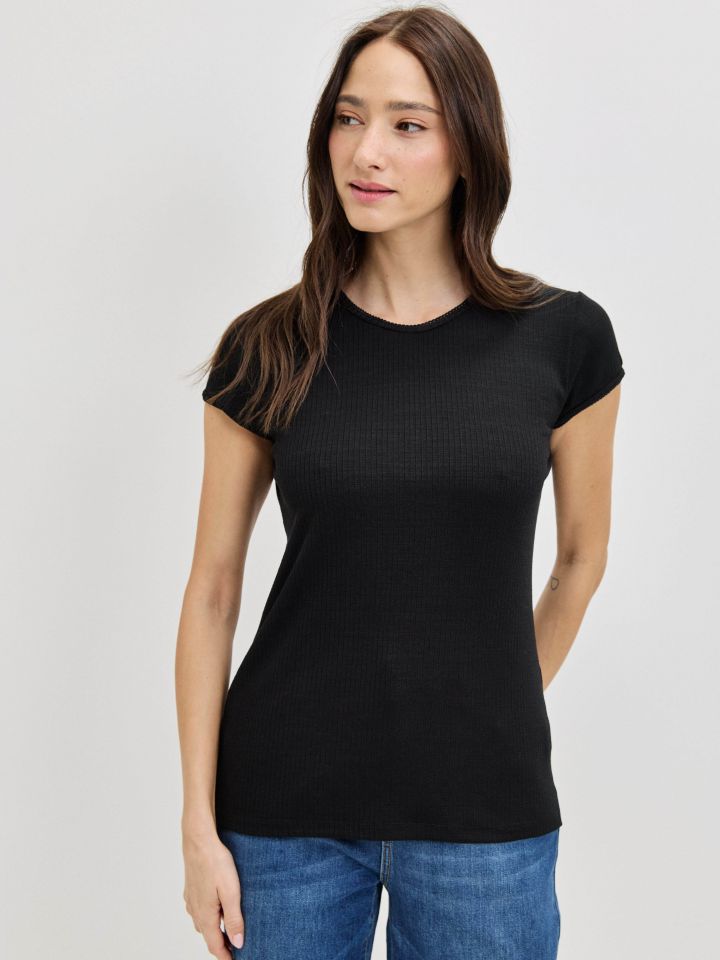 חולצה ריב PROMO בצבע שחור