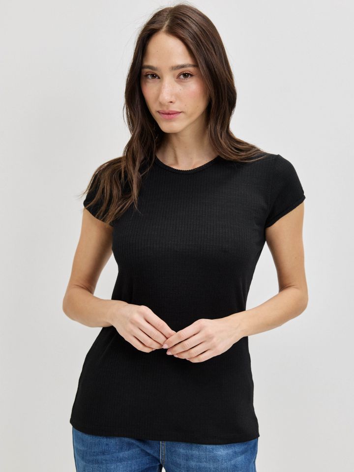 חולצה ריב PROMO בצבע שחור