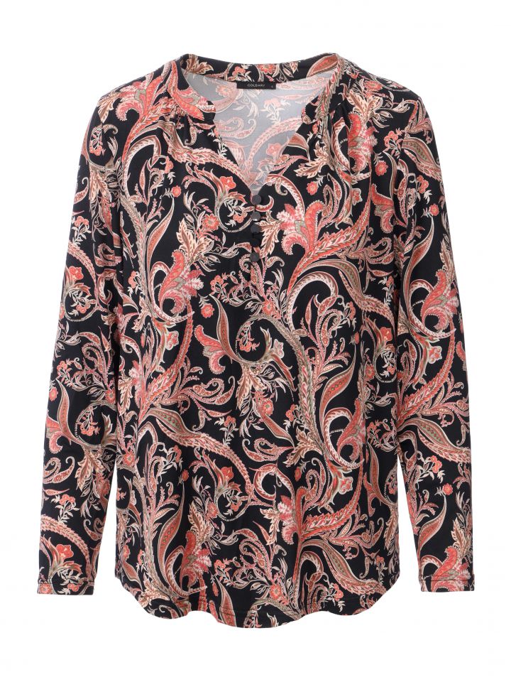 חולצה דפוס שינה  PROMO בצבע חום