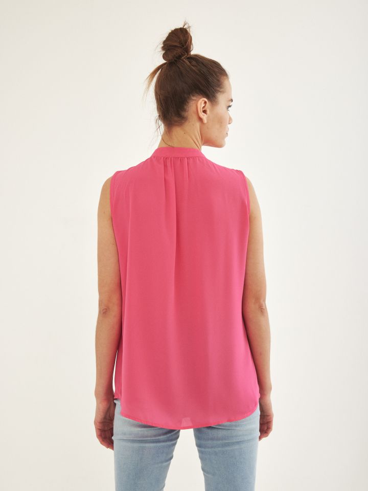 חולצה מלמלה בצבע פוקסיה