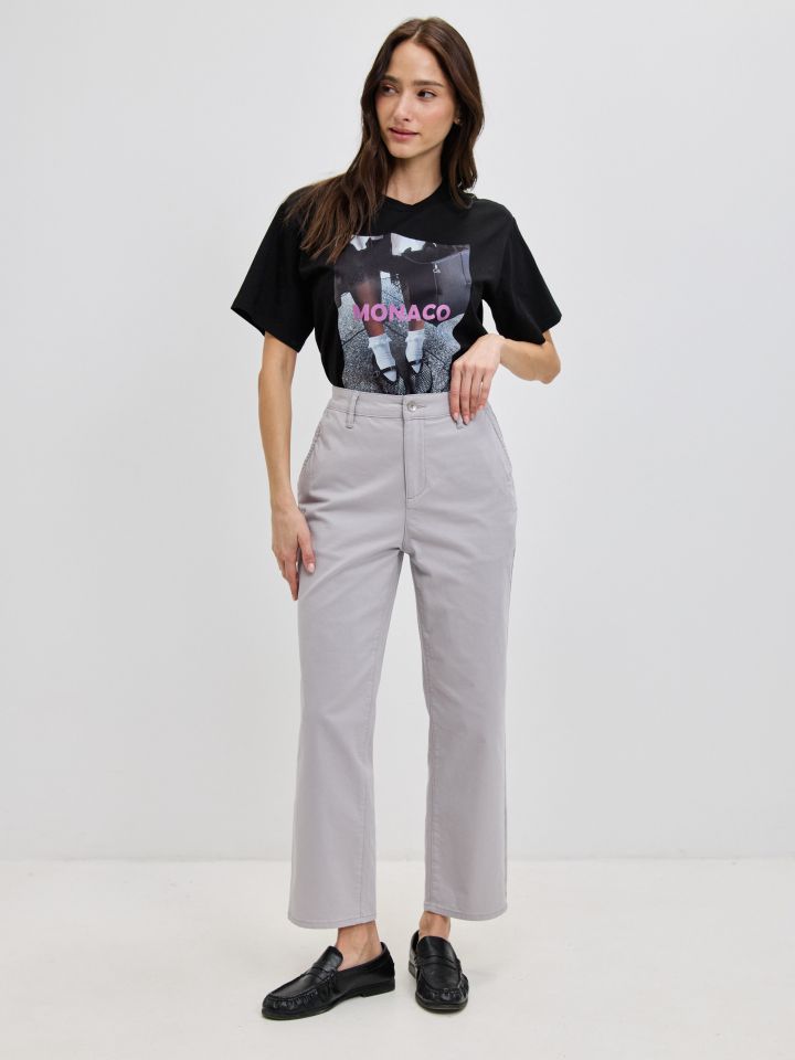 חולצה  PARIS PROMO בצבע שחור