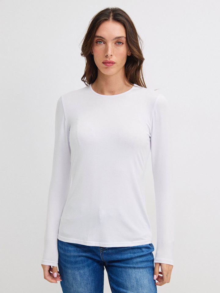 חולצה ניקי PROMO בצבע לבן