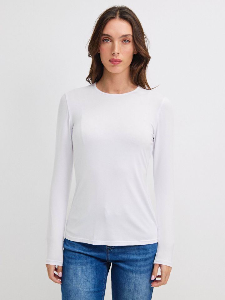 חולצה ניקי PROMO בצבע לבן