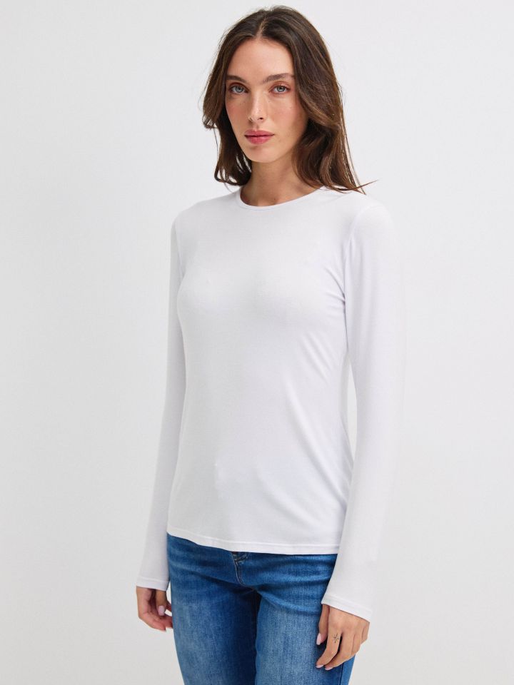 חולצה ניקי PROMO בצבע לבן