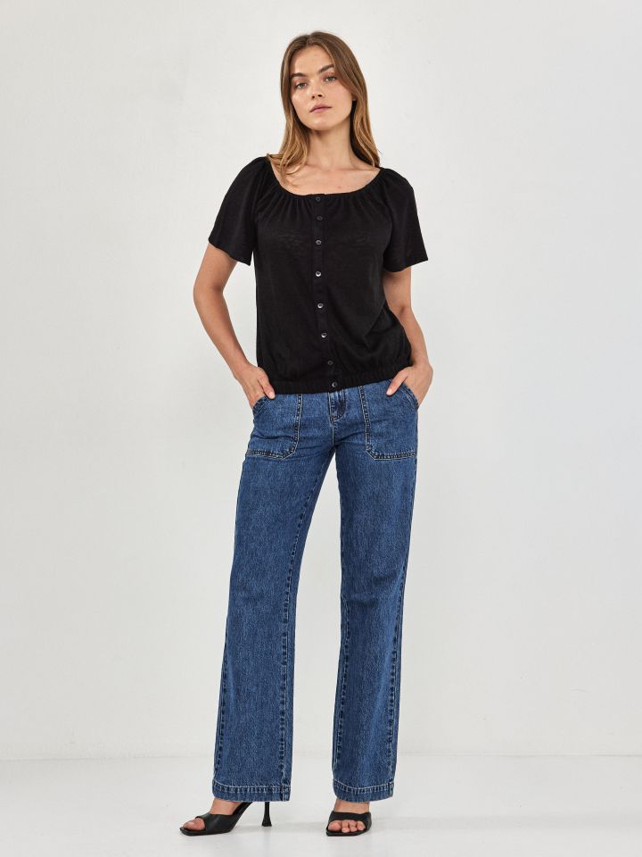 חולצה סלאב שינה PROMO בצבע שחור